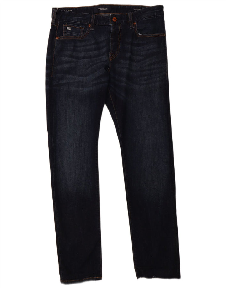 SCOTCH & SODA Jean Slim Ralston W31 L32 Homme Bleu Marine Coton