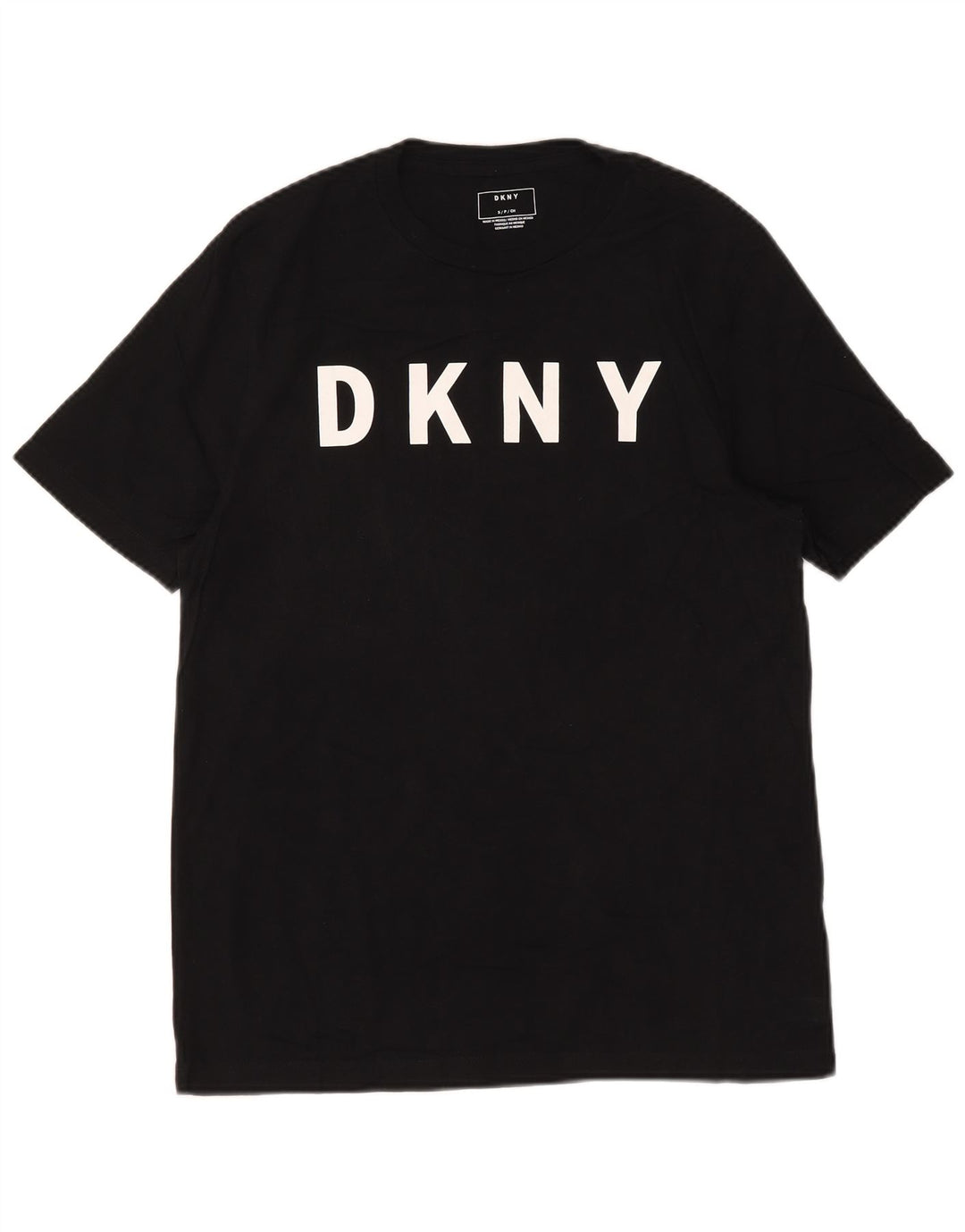 Dkny T-Shirt graphique pour hommes, petit haut en coton noir