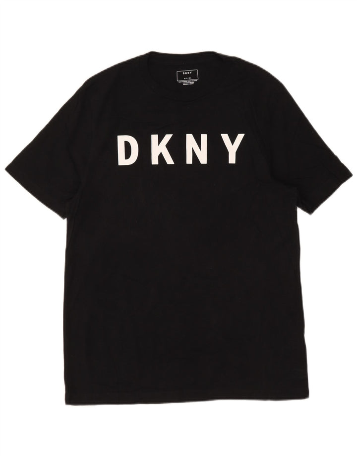 Dkny T-Shirt graphique pour hommes, petit haut en coton noir
