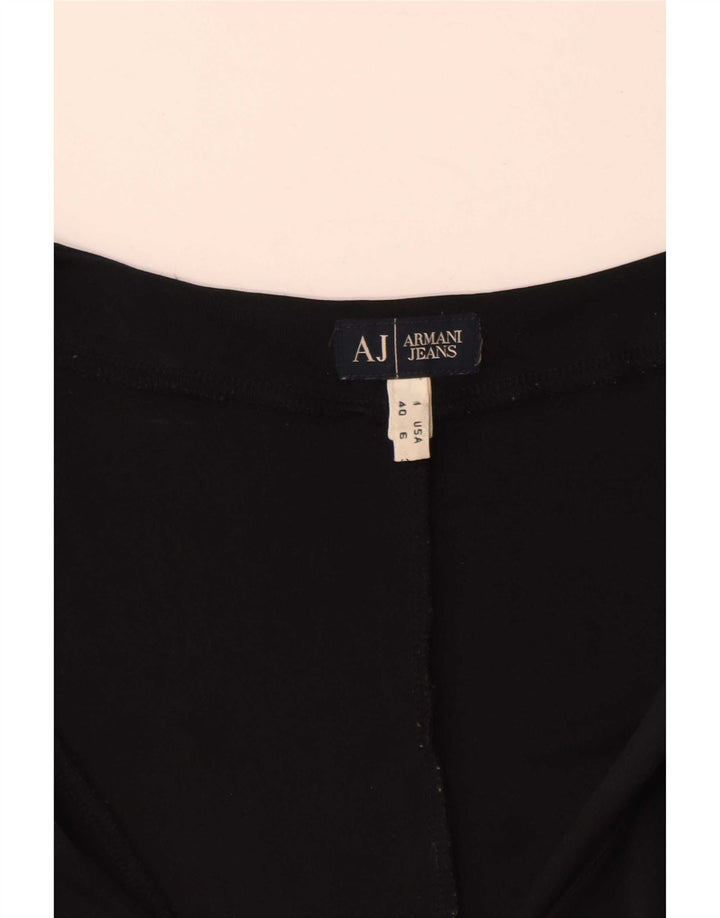 Armani Jeans Robe moulante pour femme US 6 Medium Noir