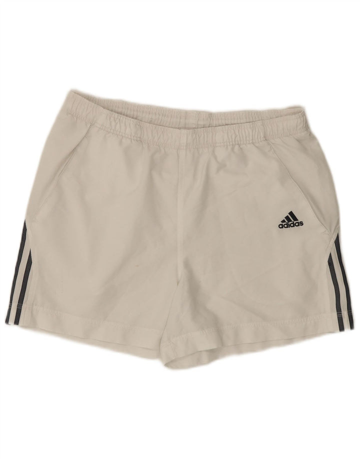 Adidas Short de sport pour homme Large Blanc Polyester
