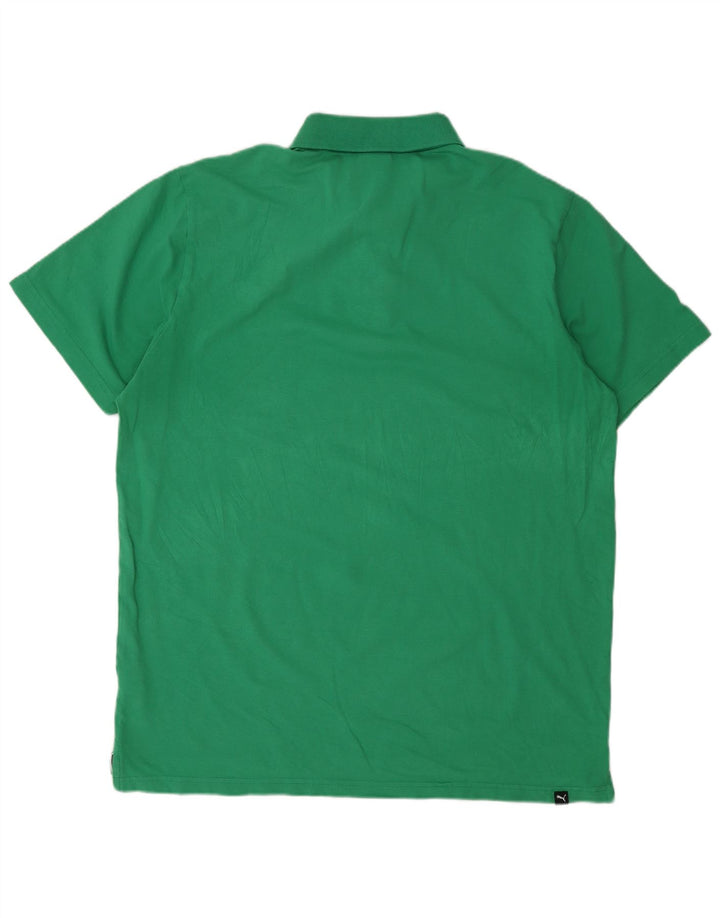 PUMA Polo Homme XL Vert Coton