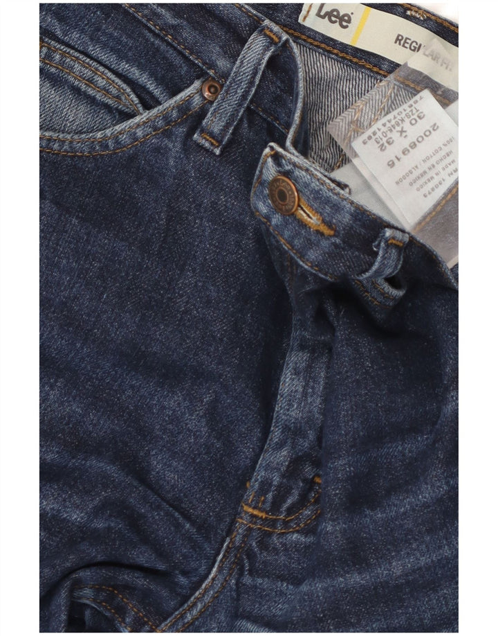 Lee Jean droit coupe droite W30 L32 homme bleu coton