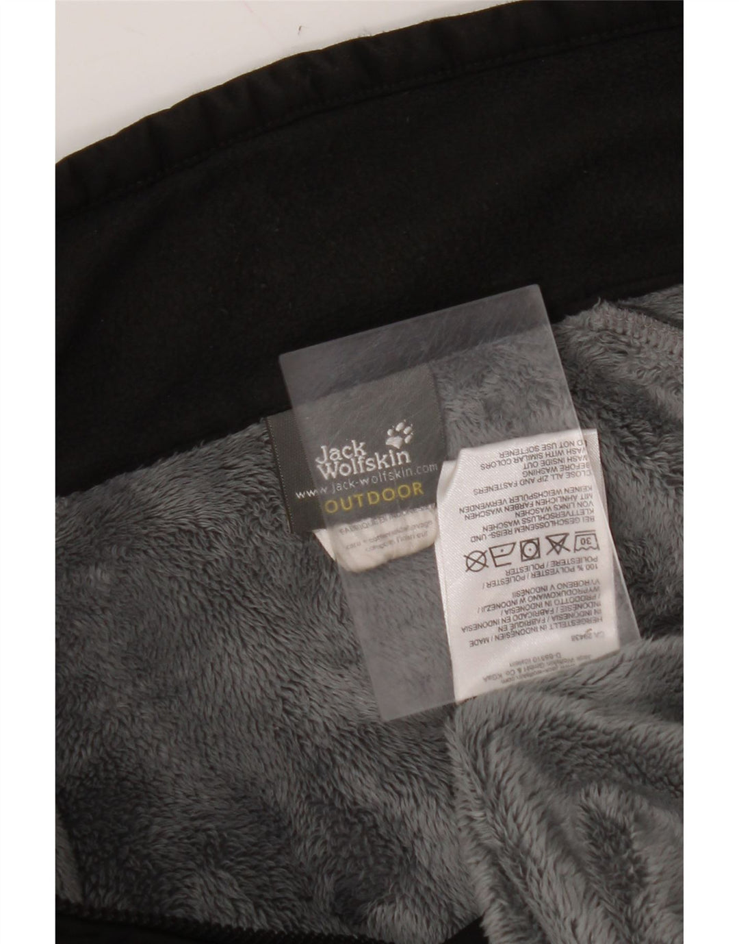 JACK WOLFSKIN Veste coupe-vent Graphic Liner pour homme UK 36/38 Medium Noir