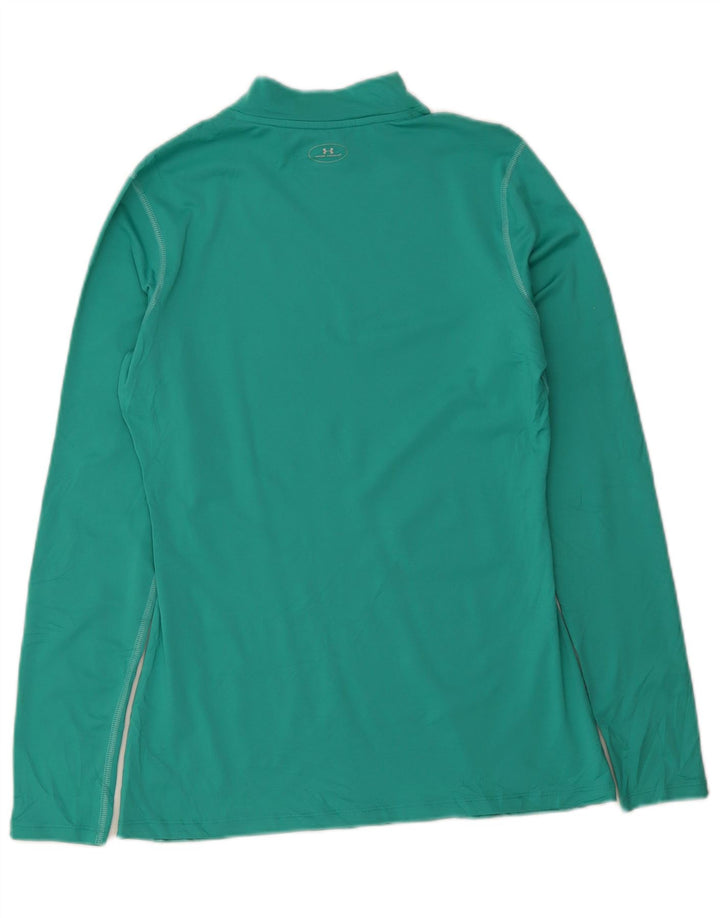 Under Armour Heat Gear Haut à Manches Longues Homme Vert Polyester