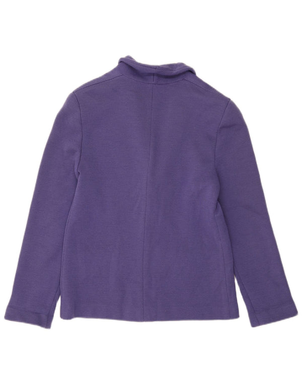 Luisa Spagnoli Veste blazer en tricot à 2 boutons pour femme UK 10 Small Violet