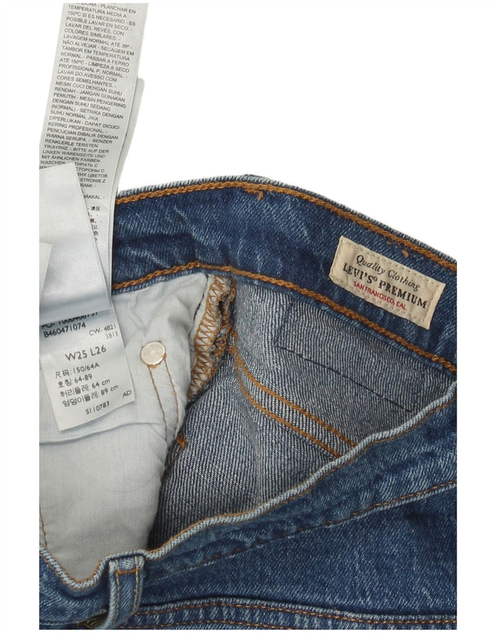 Levi's Jean Droit 501 Femme W25 L26 Bleu Coton