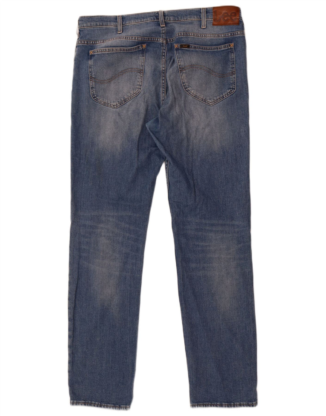 Lee Jean Droit Rider Homme W36 L32 Bleu Coton
