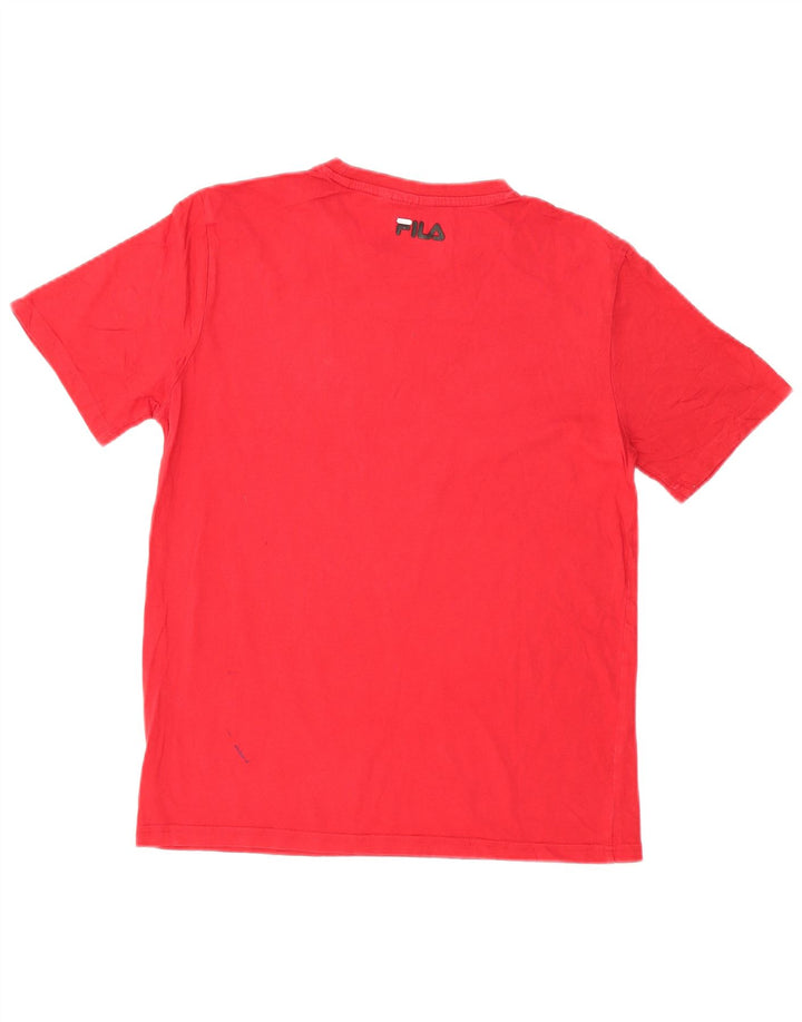 Fila T-Shirt Graphique Homme XS Rouge