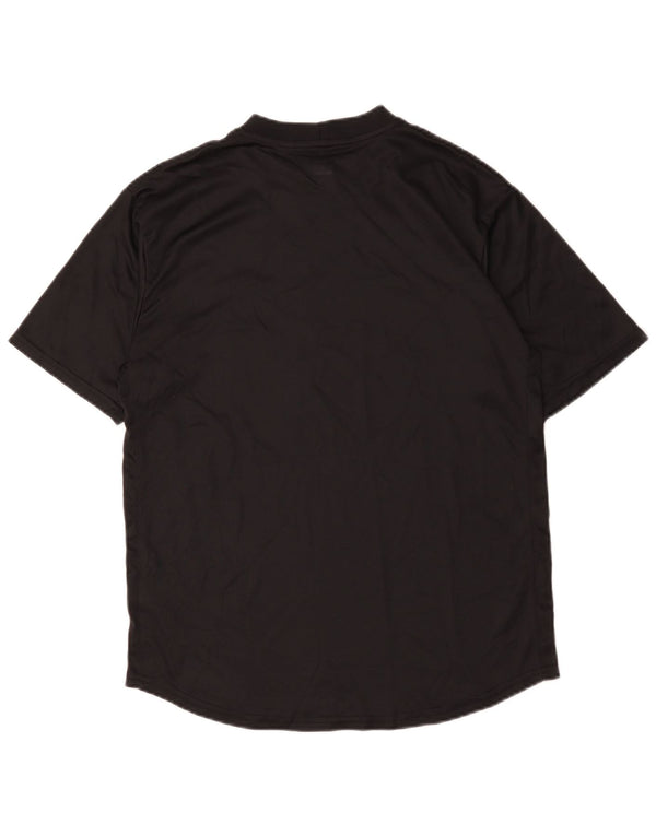 Nike Hommes Dri Fit T-Shirt Haut Noir Moyen Polyester