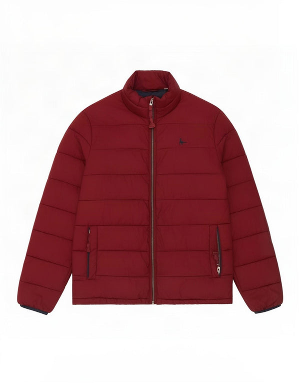 Jack Wills Veste matelassée coupe ample pour homme UK 34 XS Bordeaux Polyamide