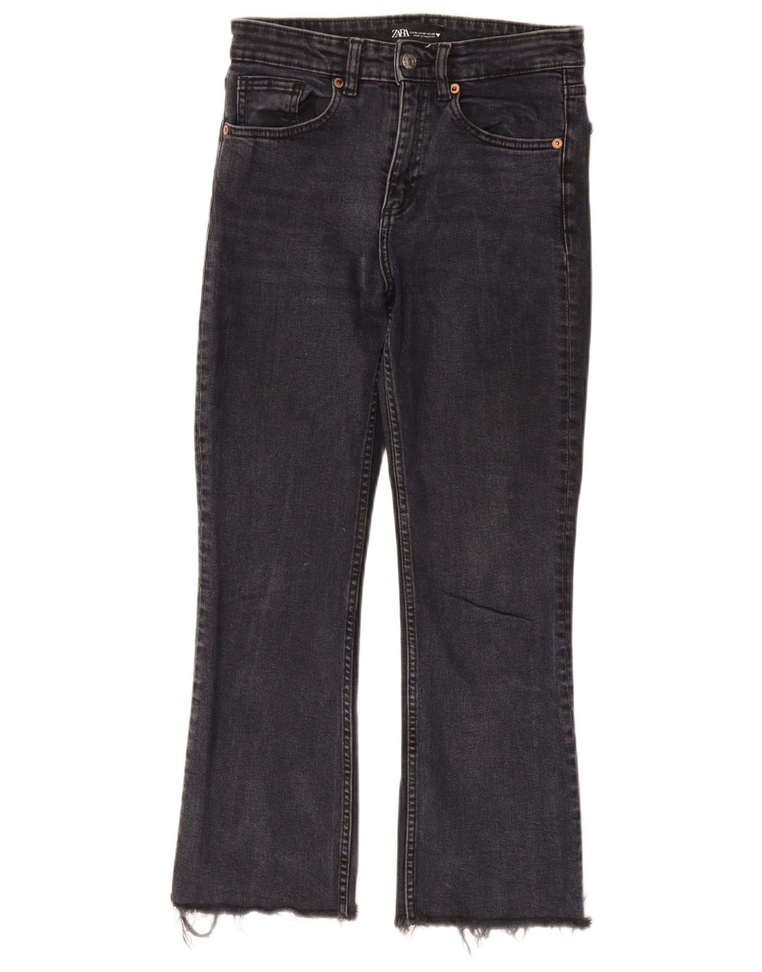 Zara Jean Bootcut Femme EU 36 XS W26 L27 Noir