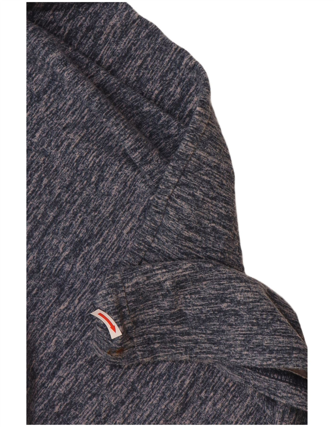 HOLLISTER T-Shirt Top Small Bleu Marine Moucheté Coton Homme