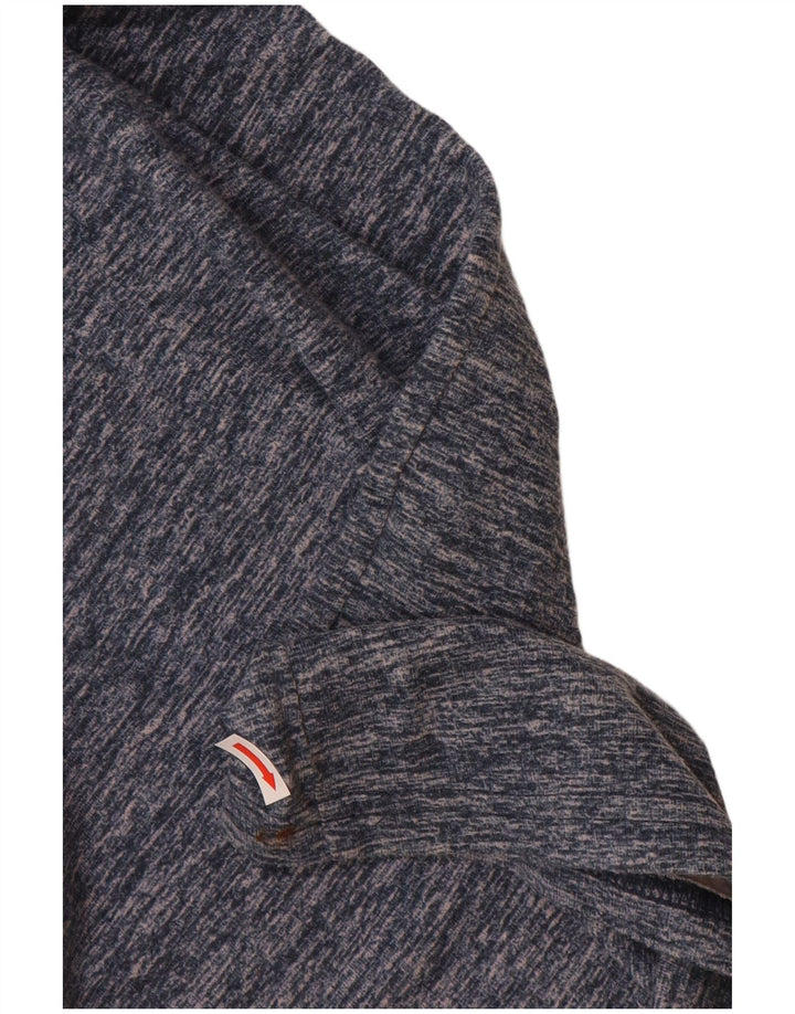 HOLLISTER T-Shirt Top Small Bleu Marine Moucheté Coton Homme