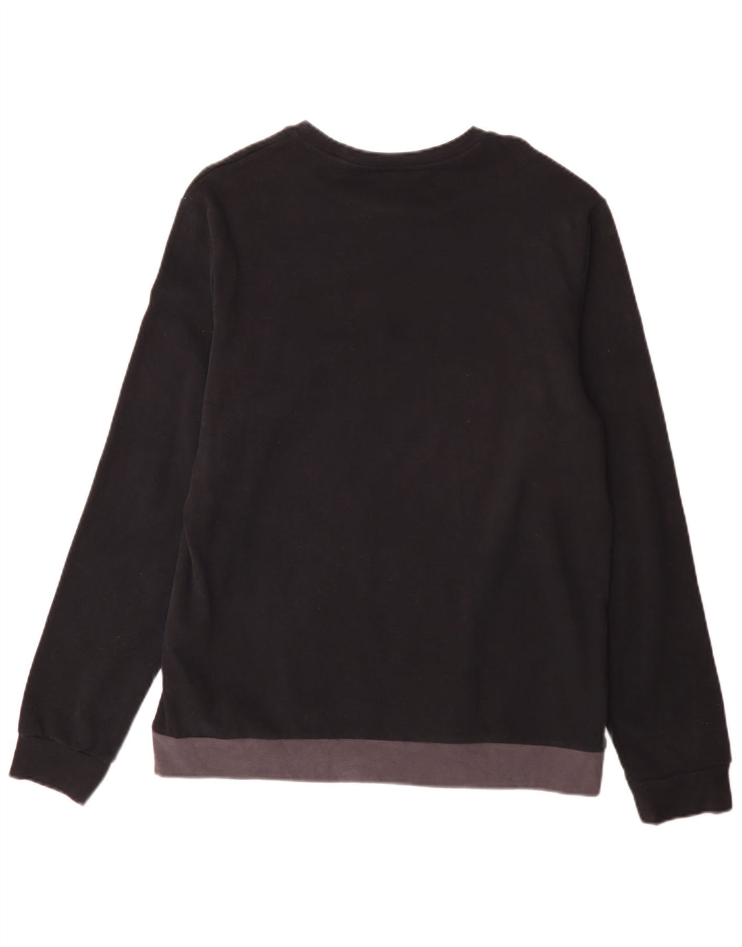 Fila Sweat-shirt pour homme en coton color block Noir Large