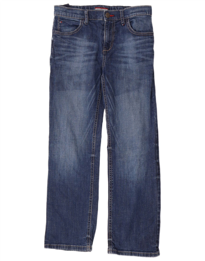 TOMMY HILFIGER Jean droit garçon 11-12 ans W28 L26 bleu coton