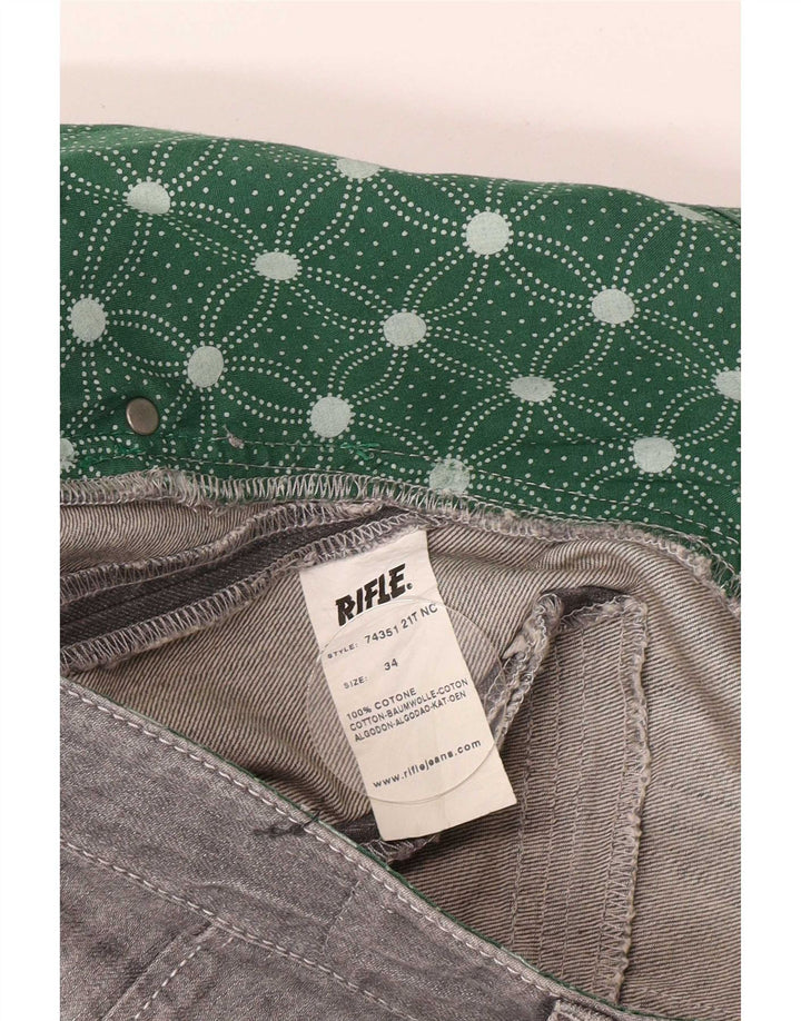 Rifle Jean droit homme W34 L33 gris coton