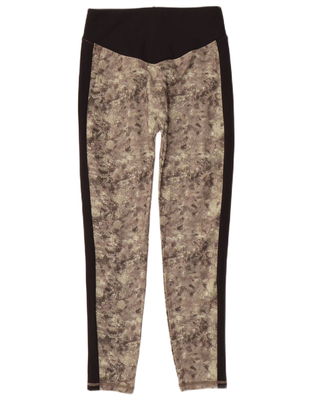 Ellesse Leggings Femme UK 10 Petit Vert Camouflage Polyester