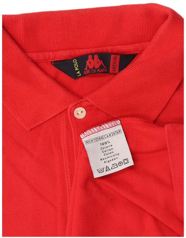 Kappa Polo Homme Rouge Moyen Coton