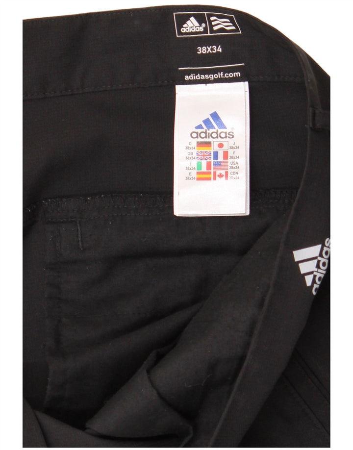 ADIDAS Pantalon Chino Droit Adizero Homme W38 L34 Noir Polyester