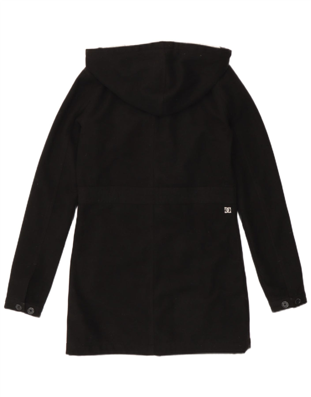 DC Veste coupe-vent à capuche pour femme UK 10 Small Noir Polyester