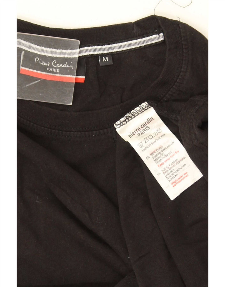 Pierre Cardin T-Shirt Homme Haut Noir Moyen Coton