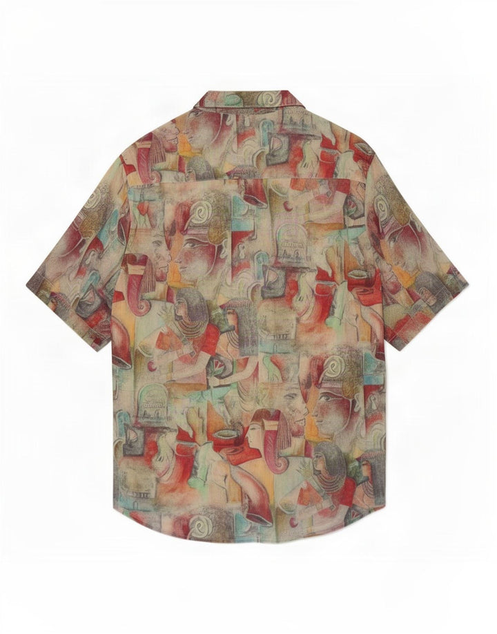 Votum Jacques Britt Chemise graphique homme taille 40 15 3/4 moyen multicolore