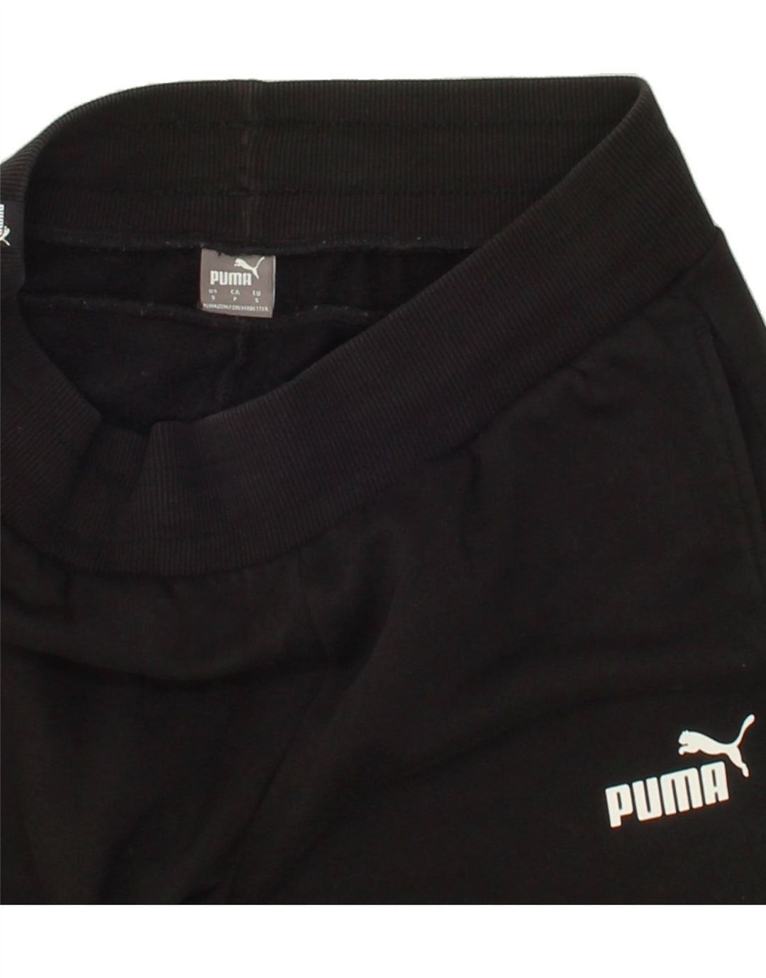 PUMA Mens Tracksuit Trousers Joggers Small Black Cotton Vintage Puma and Second-Hand Puma from Messina Hembry 