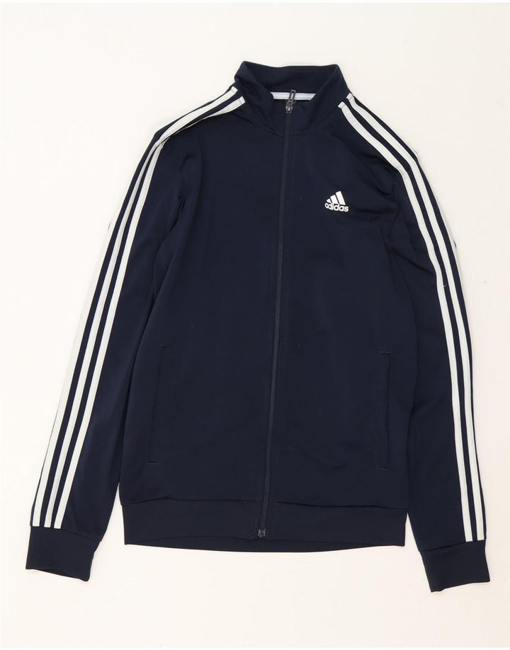 Adidas Veste de survêtement pour homme Petit bleu marine Polyester