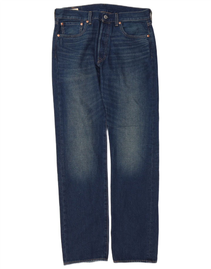 Levi's Jean Droit 501 Homme Bleu W32 L34 Coton