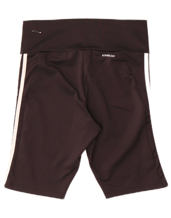 Adidas Short de sport Aeroready pour femme UK 12/14 Noir moyen Polyester