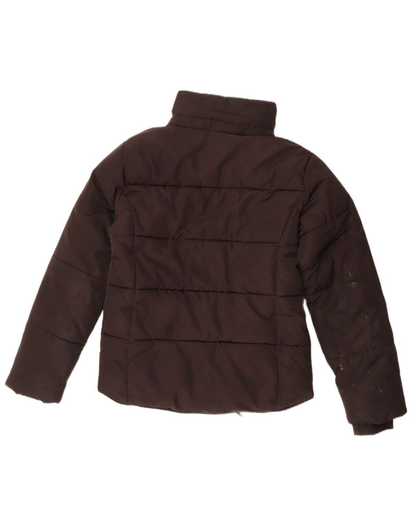 Topshop Veste matelassée surdimensionnée pour femme UK 8 Small Noir Modal