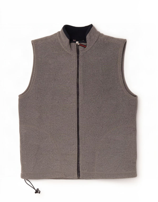 Marks & Spencer Gilet polaire bleu Harbor pour homme UK 40 Large Gris Polyester