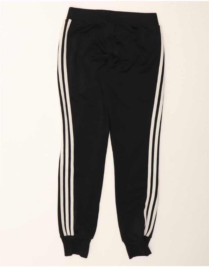 ADIDAS Womens Tracksuit Trousers Joggers UK 8 Small Black Polyester Vintage Adidas and Second-Hand Adidas from Messina Hembry 