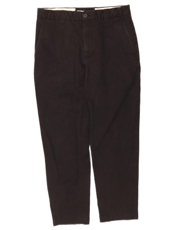 Zara Pantalon chino fuselé pour homme EU 42 Large W32 L27 Noir