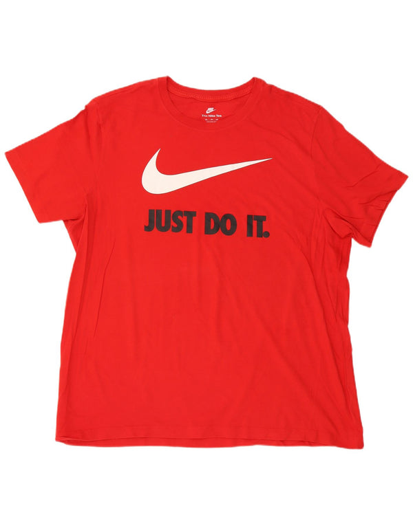 Nike T-shirt graphique pour homme 2XL Rouge