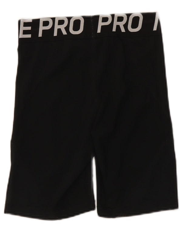 Nike Short de sport coupe slim graphique pour femme UK 10 Small Noir Sports