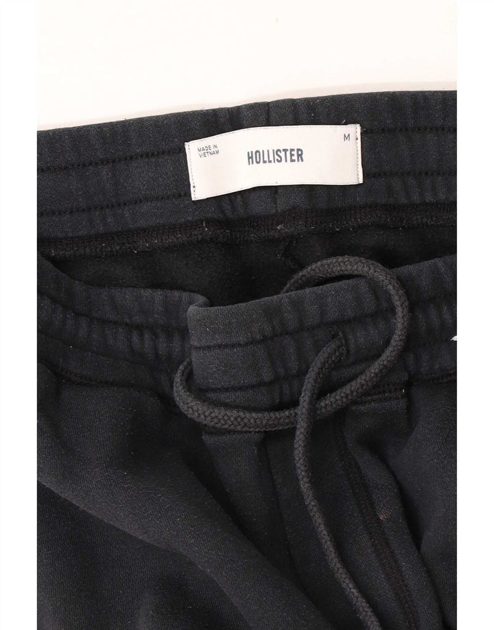 Hollister Pantalon De Survêtement Crop Homme Noir Moyen