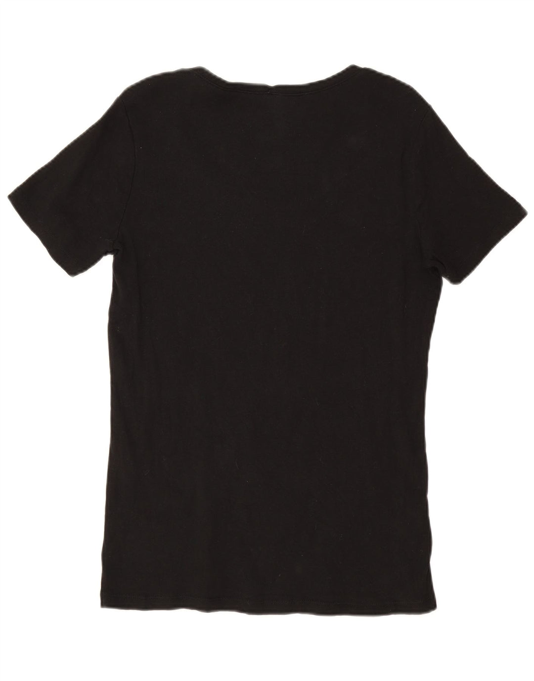 EDDIE BAUER T-Shirt Femme Top UK 16 Large Noir