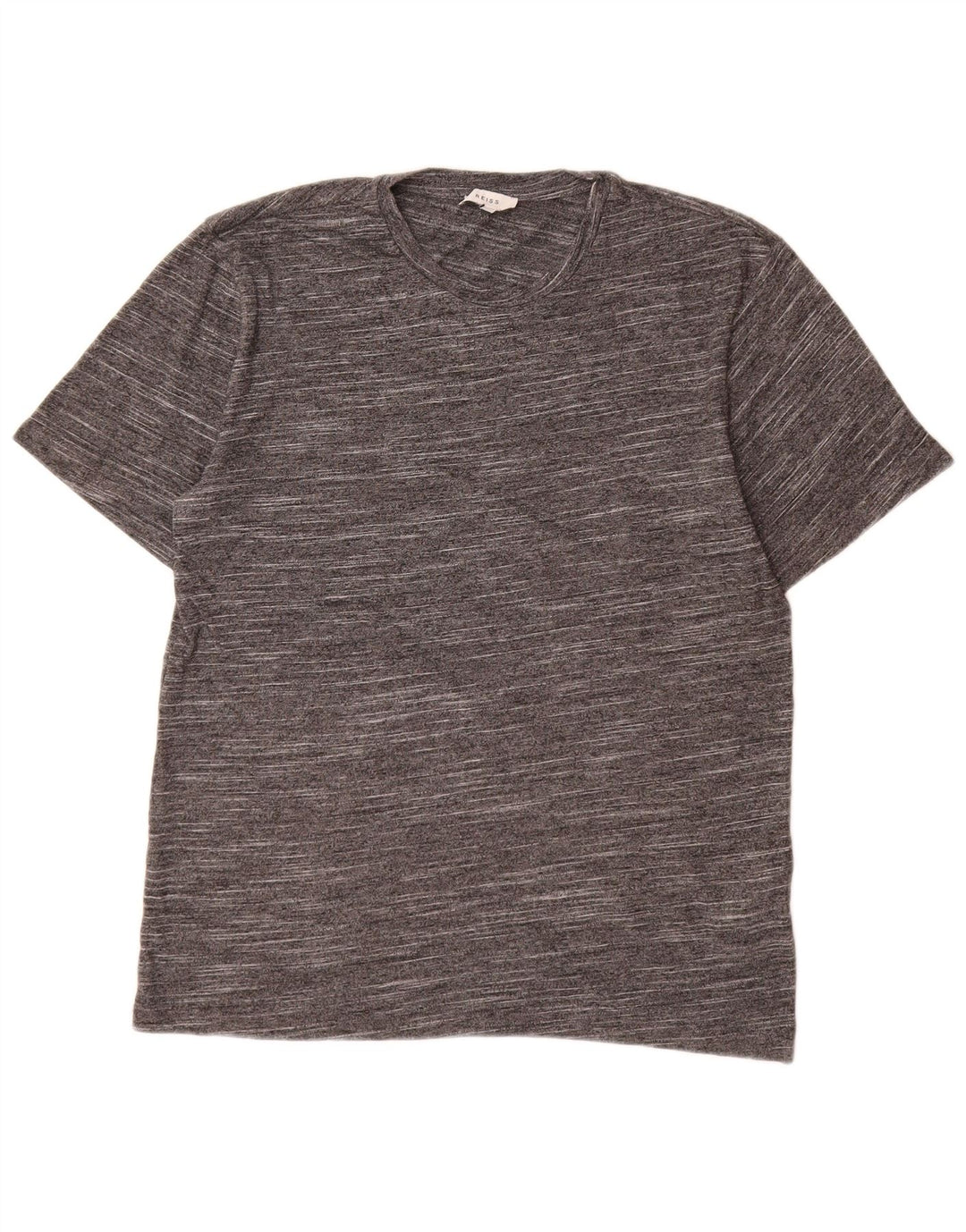 Reiss T-Shirt Homme Gris Moyen Moucheté Coton