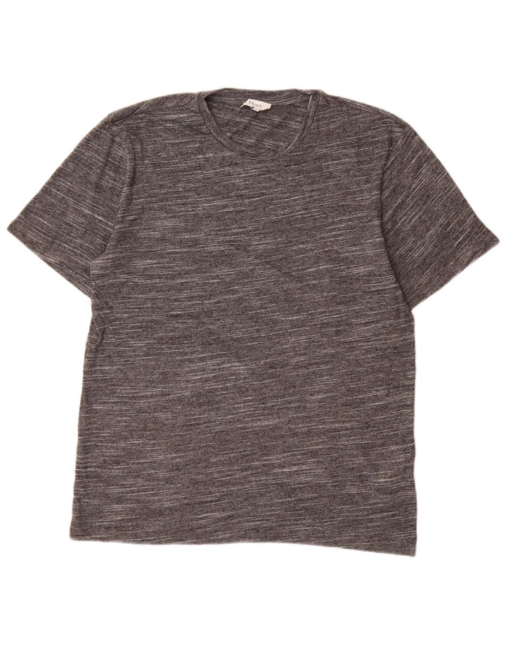 Reiss T-Shirt Homme Gris Moyen Moucheté Coton