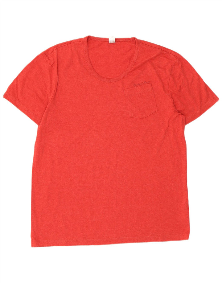 G-Star T-Shirt Homme Rouge Moyen Coton