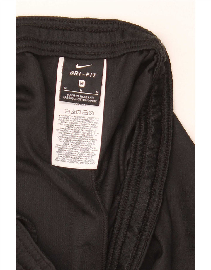 Nike Short de sport Dri Fit pour femme UK 12 Polyester color block noir moyen