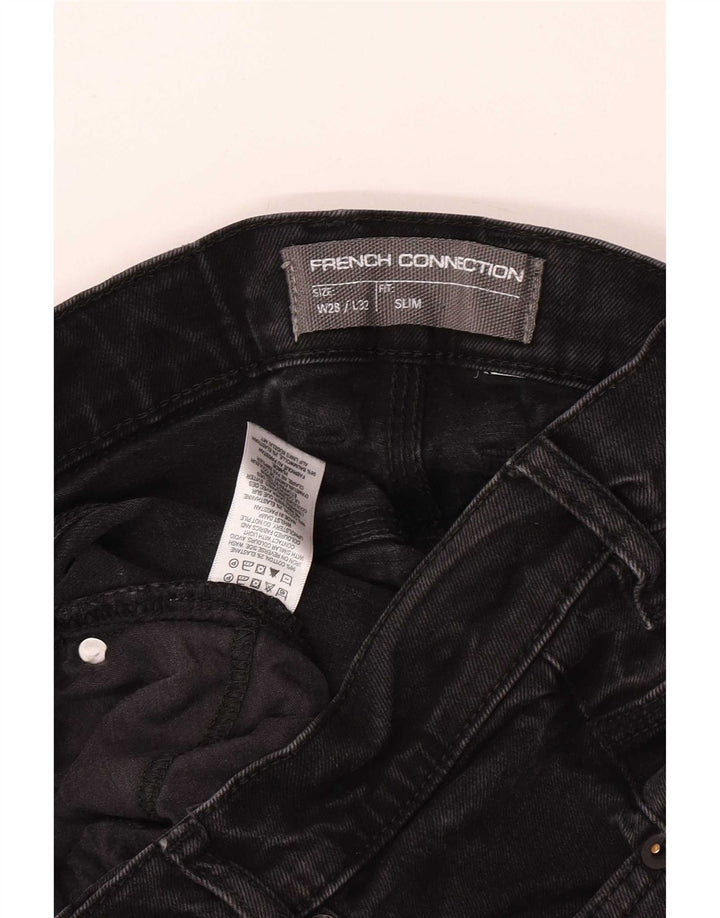 French Connection Jean Slim Homme W28 L32 Noir Coton