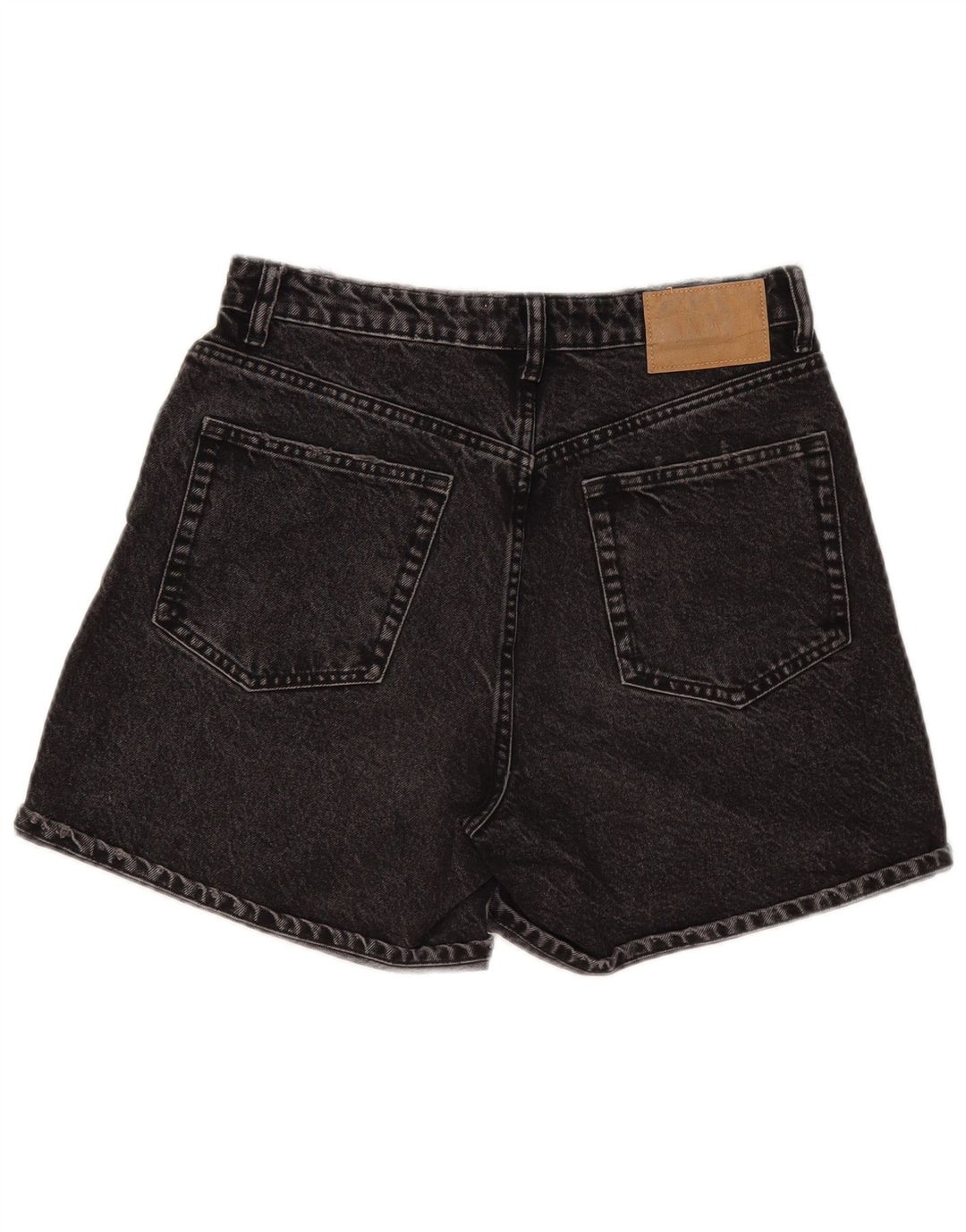 Zara Short en jean pour femme EU 40 Medium W30 Gris Coton