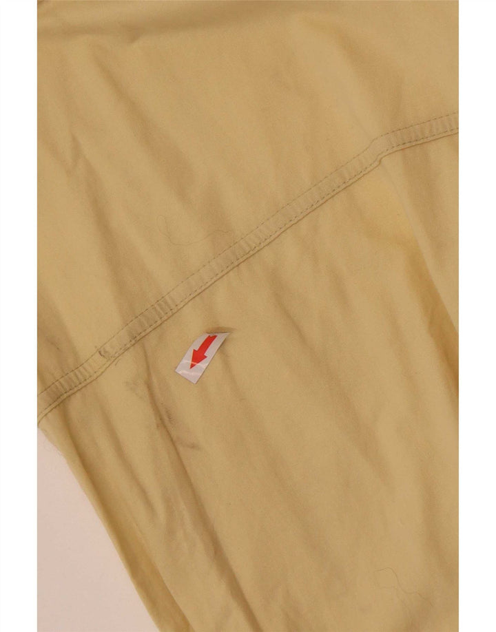 Malagrida Chemise Pull à Manches Courtes Homme Jaune Moyen Coton