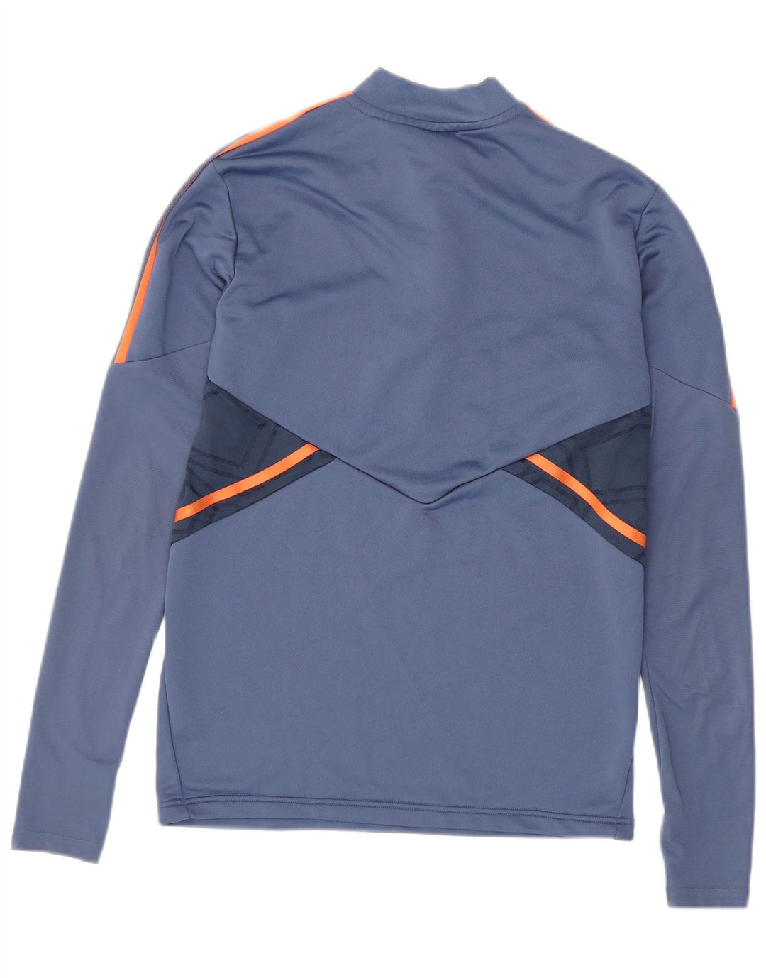 Adidas Haut de Survêtement Manchester United Pull Homme Bleu Colorblock Petit