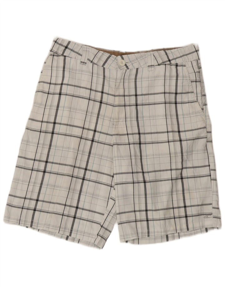 O'Neill Short Chino Homme W33 Medium White Check Polyester