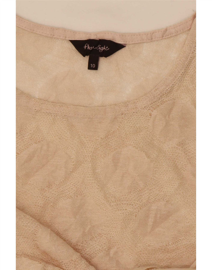 Phase Eight Haut Femme Manches 3/4 UK 10 Petit Beige