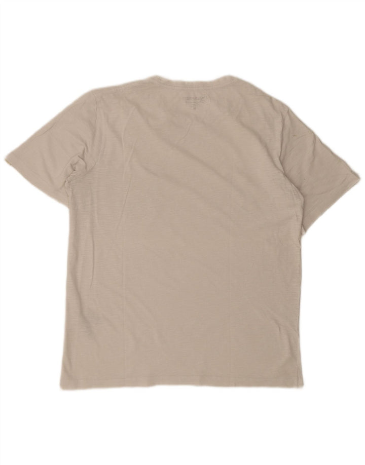 JACK & JONES T-Shirt Homme Blanc Moyen Coton Floral